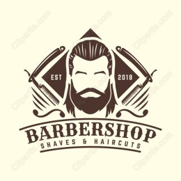 Classic Barber Shop Logo