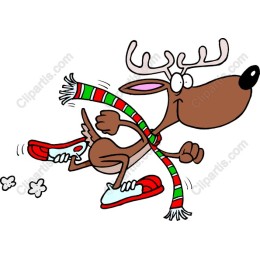 Skating Reindeer