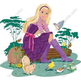 Whimsical Nature Girl