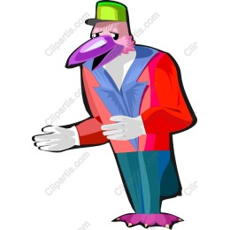 Colorful Cartoon Bird