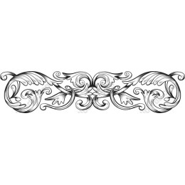 Elegant Floral Ornament