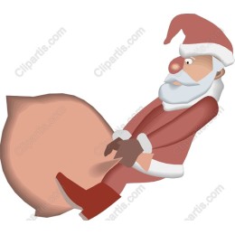 Cheerful Santa Claus