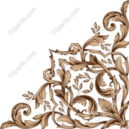 Ornate Floral Corner
