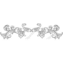 Elegant Ornate Vintage Decorative Border