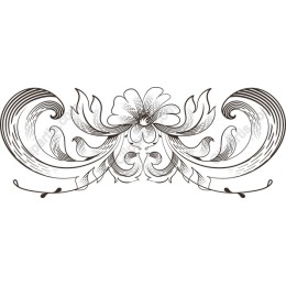Elegant Floral Swirl