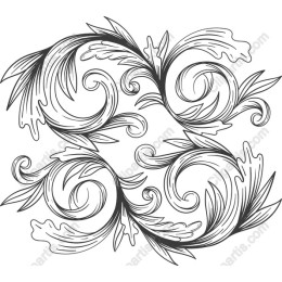 Intricate Floral Swirl