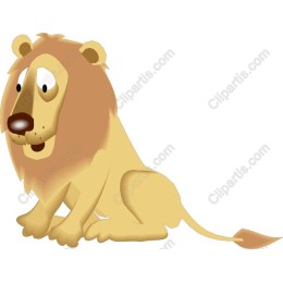 Cute Cartoon Lion