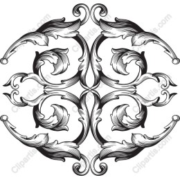 Vintage Floral Ornamental