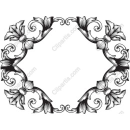Floral Decorative Frame