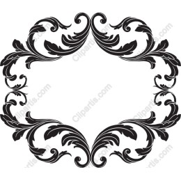 Elegant Ornate Floral Frame