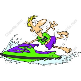 Cartoon Jet Ski Adventure