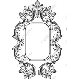 Elegant Floral Frame