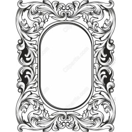 Elegant Vintage Ornate Frame
