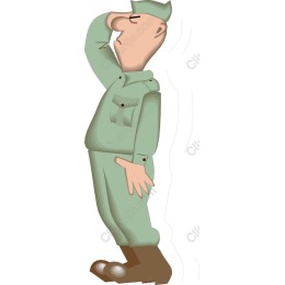 Charming Cartoon Soldier