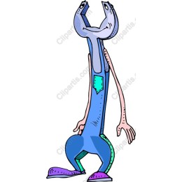 Whimsical Wrench Character