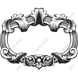 Vintage Floral Frame