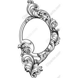 Ornate Floral Frame