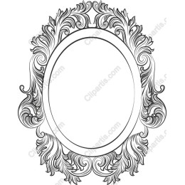 Elegant Vintage Oval Frame