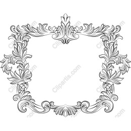 Elegant Vintage Ornate Frame