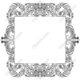 Exquisite Ornate Frame