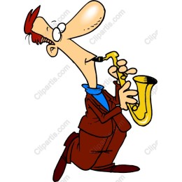 Vibrant Saxophonist