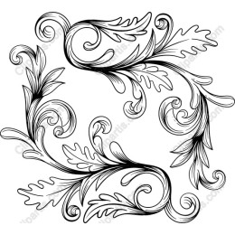 Elegant Floral Decorative