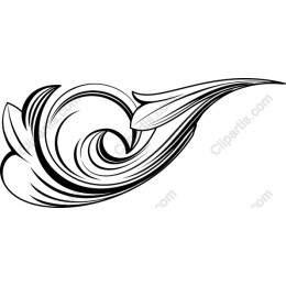 Elegant Wave Flourish