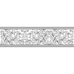 Elegant Floral Border