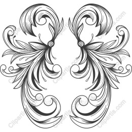 Elegant Floral Swirls