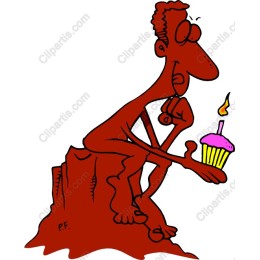 Whimsical Cupcake Character