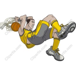 Dynamic Basketball Dunk