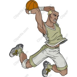 Dynamic Basketball Dunk