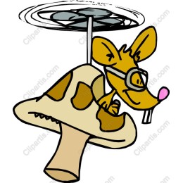 Playful Helicopter Mouse