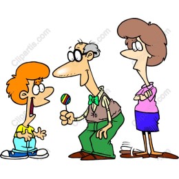 Whimsical Family Interaction