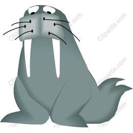 Cartoon Walrus