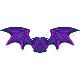 Vibrant Purple Bat