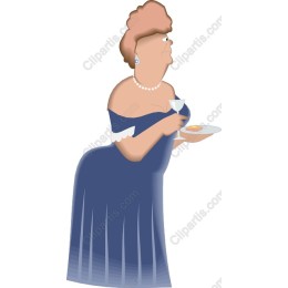 Elegant Blue Gown