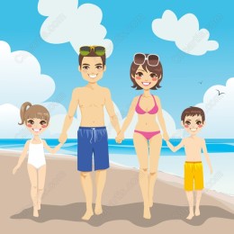 Joyful Family Beach Day