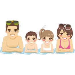 Joyful Family Pool Day