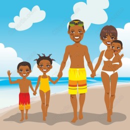Joyful Family Beach Day