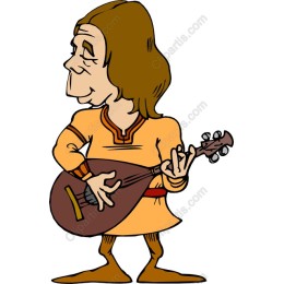 Folk Musician Mandolin