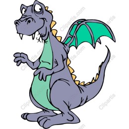 Charming Cartoon Dragon
