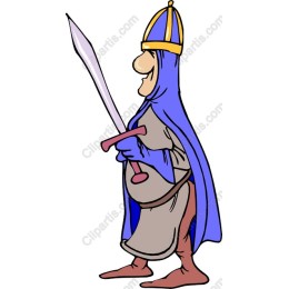 Playful Cartoon Knight