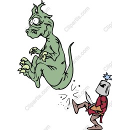 Quirky Knight vs. Dragon