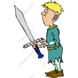 Whimsical Young Knight