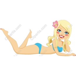 Cheerful Blonde Summer