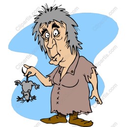 Quirky Cartoon Character with Rodent