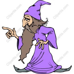 Whimsical Purple Wizard