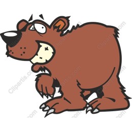 Playful Cartoon Bear