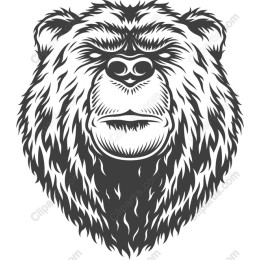 Majestic Bear Head
